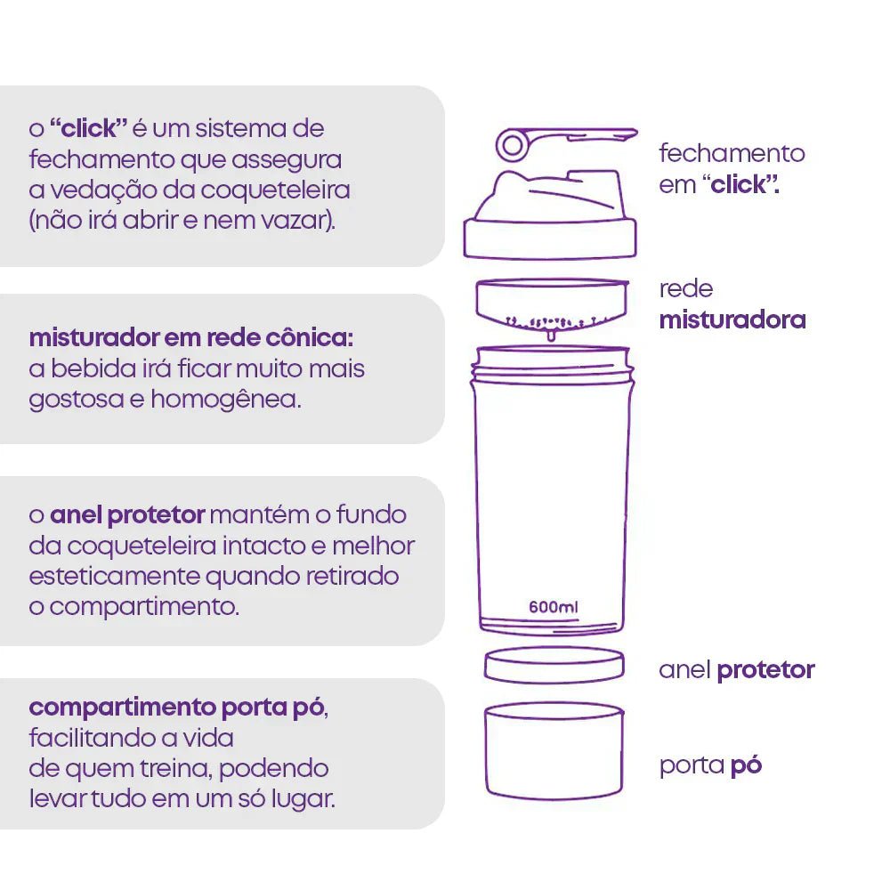 shaker Pro wp - coqueteleira 700 ml - Image 5